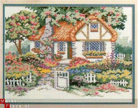 borduurpatroon Dimensions 163 Country Cottage - 1