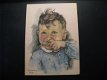 2 x Originele antieke ansichtkaarten baby's: 1 x Lotte Oldenburg Wittig - 2 - Thumbnail