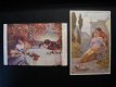2 x Originele antieke ansichtkaarten Romantiek man en vrouw A. Noyer; MU 916 - 1 - Thumbnail