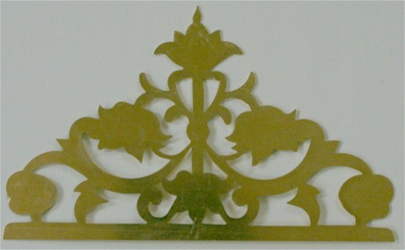 Belhekje (fret) voor 18e eeuwse Comtoise klok. - 1