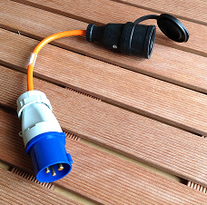 CEE 16A camping verloopstekker adapter 230V