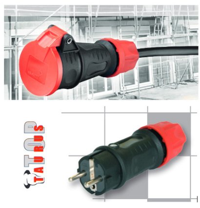 PCE Profi verlengkabel 20 meter Heavy Duty 230V 16A - nr. 1