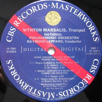 LP - Haydn - Wynton Marsalis, trumpet - 1