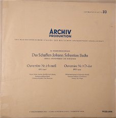 LP - Bach - Ouverture nr. 2 en 3