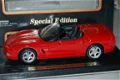 1:18 Maisto Chevrolet Corvette Cabrio rood 1998 de verpakking is al wel wat beschadigd ! - 1 - Thumbnail