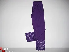 paarse legging in mt 98/104 nr:1821