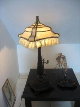 Origineel jaren 20, gebeeldhouwde lamp... - 2