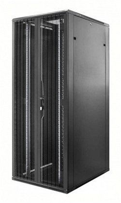 47U 19" patchkast stalen geperforeerde split voor en achterdeuren afmeting (BxDxH) 800x800x2200