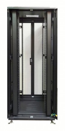 47U 19" patchkast stalen geperforeerde split voor en achterdeuren afmeting (BxDxH) 800x800x2200 - Afbeelding 4