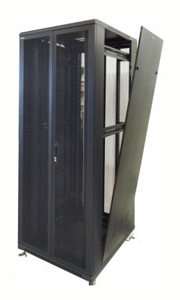 47U 19" patchkast stalen geperforeerde split voor en achterdeuren afmeting (BxDxH) 800x800x2200 - Afbeelding 7