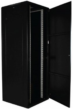 47U 19" patchkast met glazen voordeur (BxDxH) 800x800x2200 mm