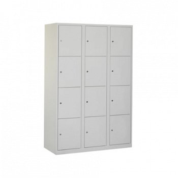 Locker (helmkast) 12 deuren h180xb90xd50cm - 2