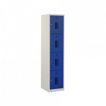 Locker (helmkast) 5 deuren h180xb40xd50cm - 2