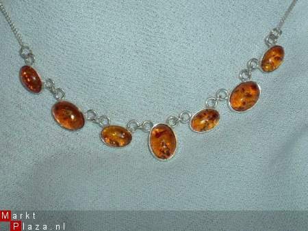 Amber Jewel in Silver - 1