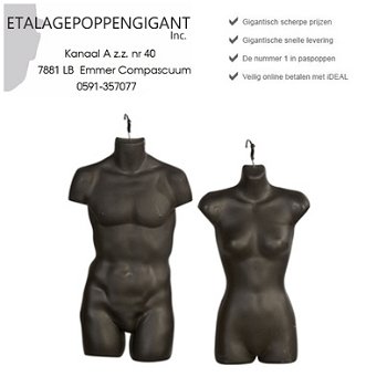 Hang Torso's / Torso / Hang div. kleuren Etalagepoppengigant - 3