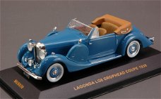 1:43 Ixo Mus039 Lagonda LG6 Drophead 1938 blauw