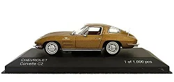 1:43 WhiteBox WB170 Chevrolet Corvette C2 Stingray gold (ixo)