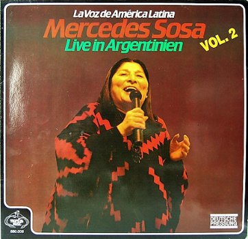LP - Mercedes Sosa - Live in Argentinië - 0