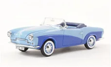 1:43 BoS Models 43295 Rometsch Lawrence Cabriolet Blue 1959 (VW Volkswagen)