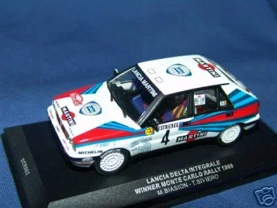 1:43 Ixo Lancia Delta winner rally Monte Carlo '89 Integrale #4 - 1
