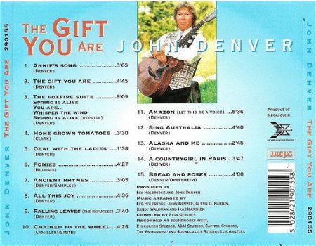 CD - John Denver - The Gift You Are - 1