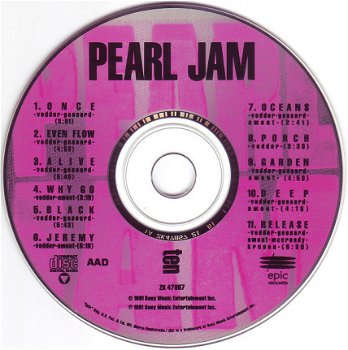 CD - Pearl Jam - TEN - 2