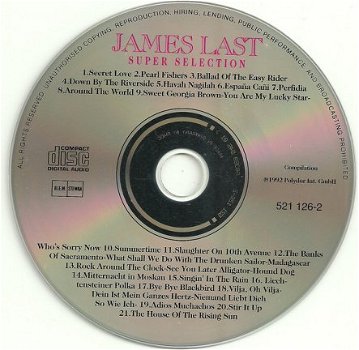 CD - James Last - CD Super Selection - 1