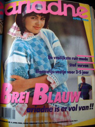 Ariadne nr 4, april 1986 + kinder- en babytruitje + kastrandje - nr. 1