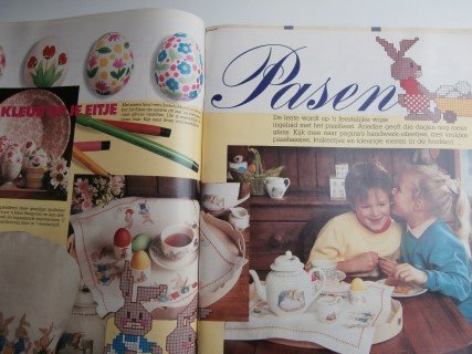 Ariadne nr 3, maart 1986 + merklap poezenfamilie en kindertruien - Afbeelding 2