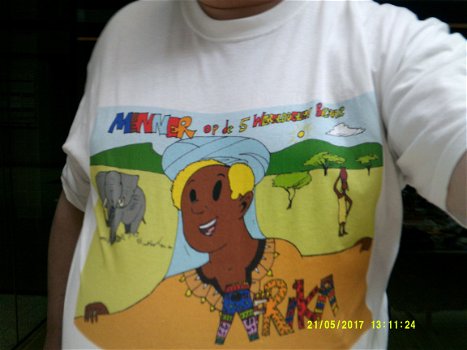T-shirt Vijf Werelddelen Bazaar: Afrika - 1