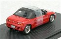 1:43 EBBRO 43649 Honda Beat 1991 rood met gesloten en open cabrio top ! - 2 - Thumbnail
