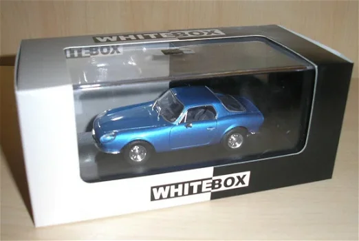 1:43 Whitebox DKW GT Malzoni 1964 metallic-lichtblauw - 1