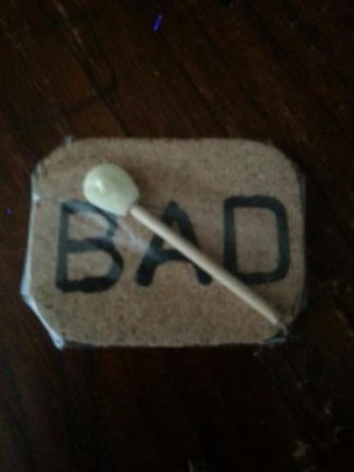 poppenhuis miniaturen badmat met borstel - nr. 1