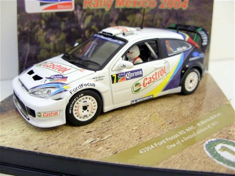 1:43 Vitesse Ford Focus RS WRC rally Mexico 2004 43304 #7 M. Martin - 2