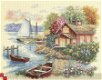 borduurpakket PEACEFUL LAKE HOUSE Marti - 1 - Thumbnail