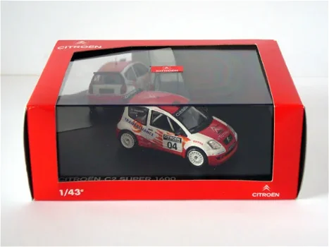 1:43 Norev AMC008825 Citroën C2 Rally Super 1600 Championnat de France 2004 nr4 - 1