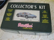 1:43 Detailcars kit Ferrari 348 TS zwart targa