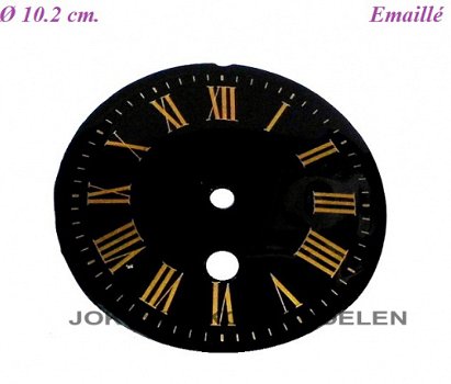 Wijzerpl= Franse pendule = emaillé= 37393 - 0