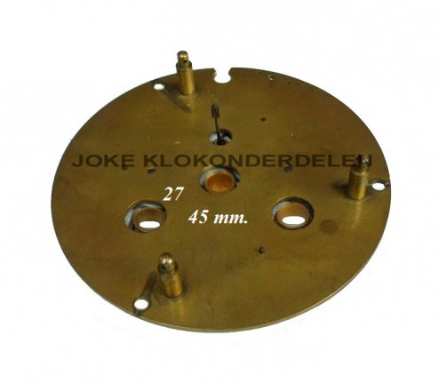 = Wijzerplaat gedeelte = brocot uurwerk = 36343 - Afbeelding 2