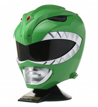 Bandai Power Rangers Legacy Cosplay Green Ranger Helmet - 4