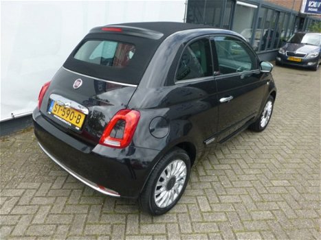 Fiat 500 - CABRIO 1.2 LOUNGE Lm-velgen, Airco, Bluetooth, Parkeersensoren - 1