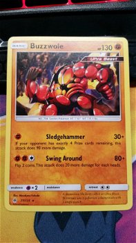 Buzzwole 77/131 Rare S & M Forbidden Light - 1