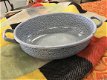vintage grijsgwolkte schaal met handvatten - 4 - Thumbnail