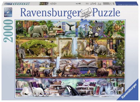 Ravensburger - Gigantische Dierenwereld - 2000 Stukjes Nieuw - 2