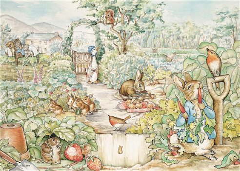 Jumbo - Peter Rabbit Garden Puzzle - 500 Stukjes - 1