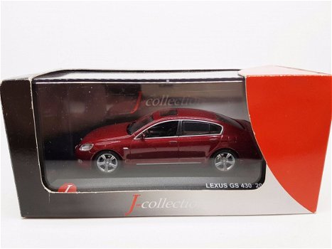 1:43 J-collection JC120 Lexus GS 430 2006 red Mica - 1