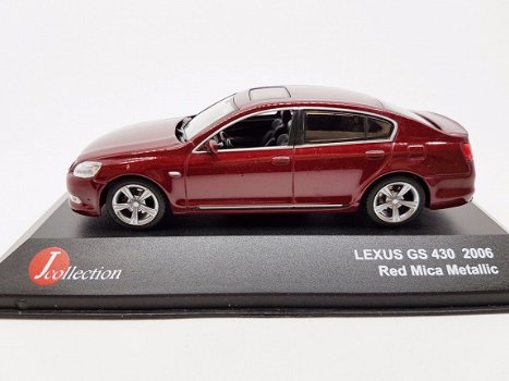 1:43 J-collection JC120 Lexus GS 430 2006 red Mica - 4