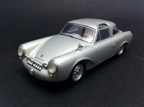 1:43 BoS Models Porsche Glöckler 356 Coupe 1954 silver - 2