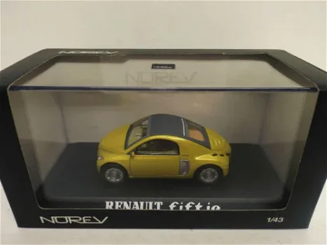 1:43 Norev 517997 Renault Fiftie concept car metallic-geel - 1