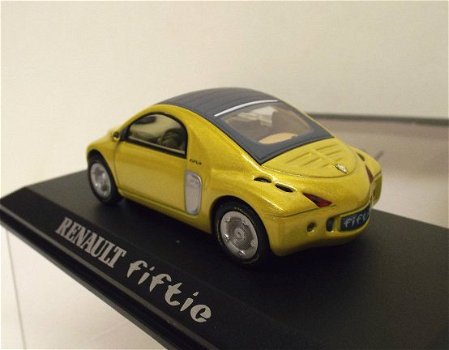 1:43 Norev 517997 Renault Fiftie concept car metallic-geel - 2